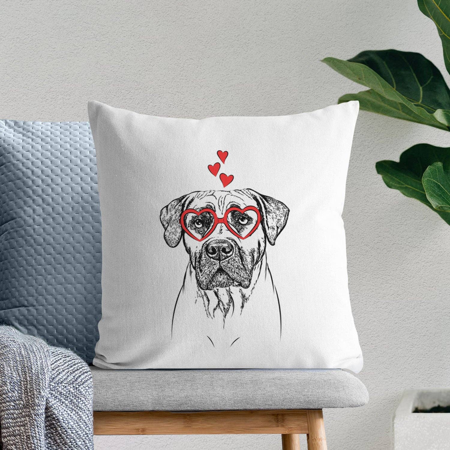 Inkopious - Vente Housse de coussin - Boris le Boerboel - Housse de coussin1