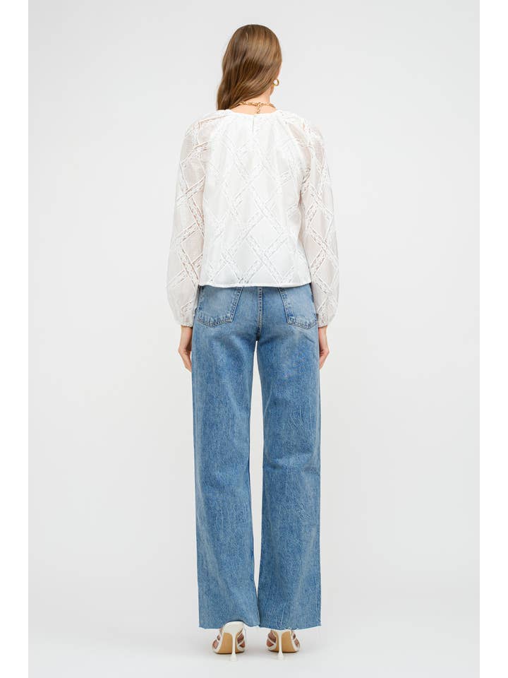 Off White Ali Blouse for wholesale on Faire