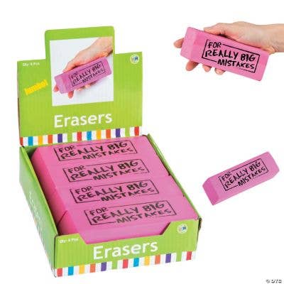 GROSSER RADIERGUMMI für den Großhandel von Fun Express