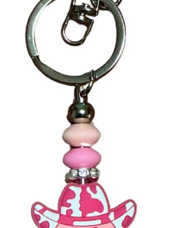 Porte-clés cowboy rose pour la vente par Handmade by Kayla