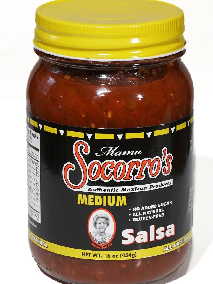 Mama Socorro's Medium Salsa 12 Pack for wholesale by Mama Socorro's