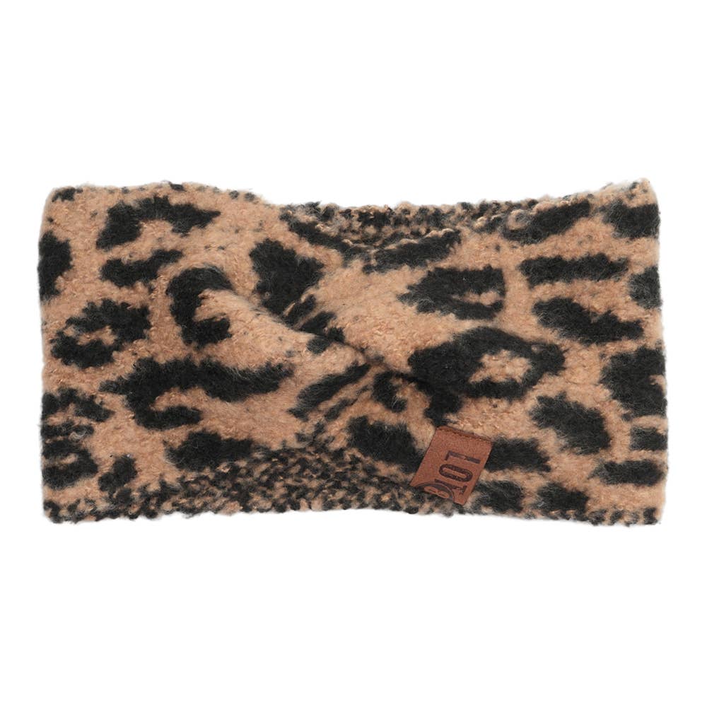 LOT83 - Vente Bandeau – femme - Bandeau Pip Léopard Taupe0