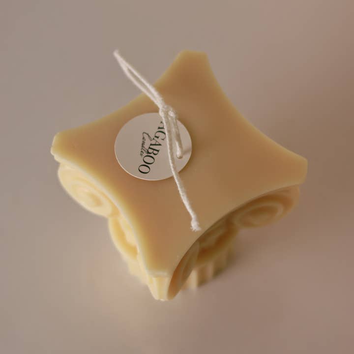 Agaboo Candle - Wholesale Novelty Candle - Roman Column Candle 3-1/4x3-3/4in - Sculptural8