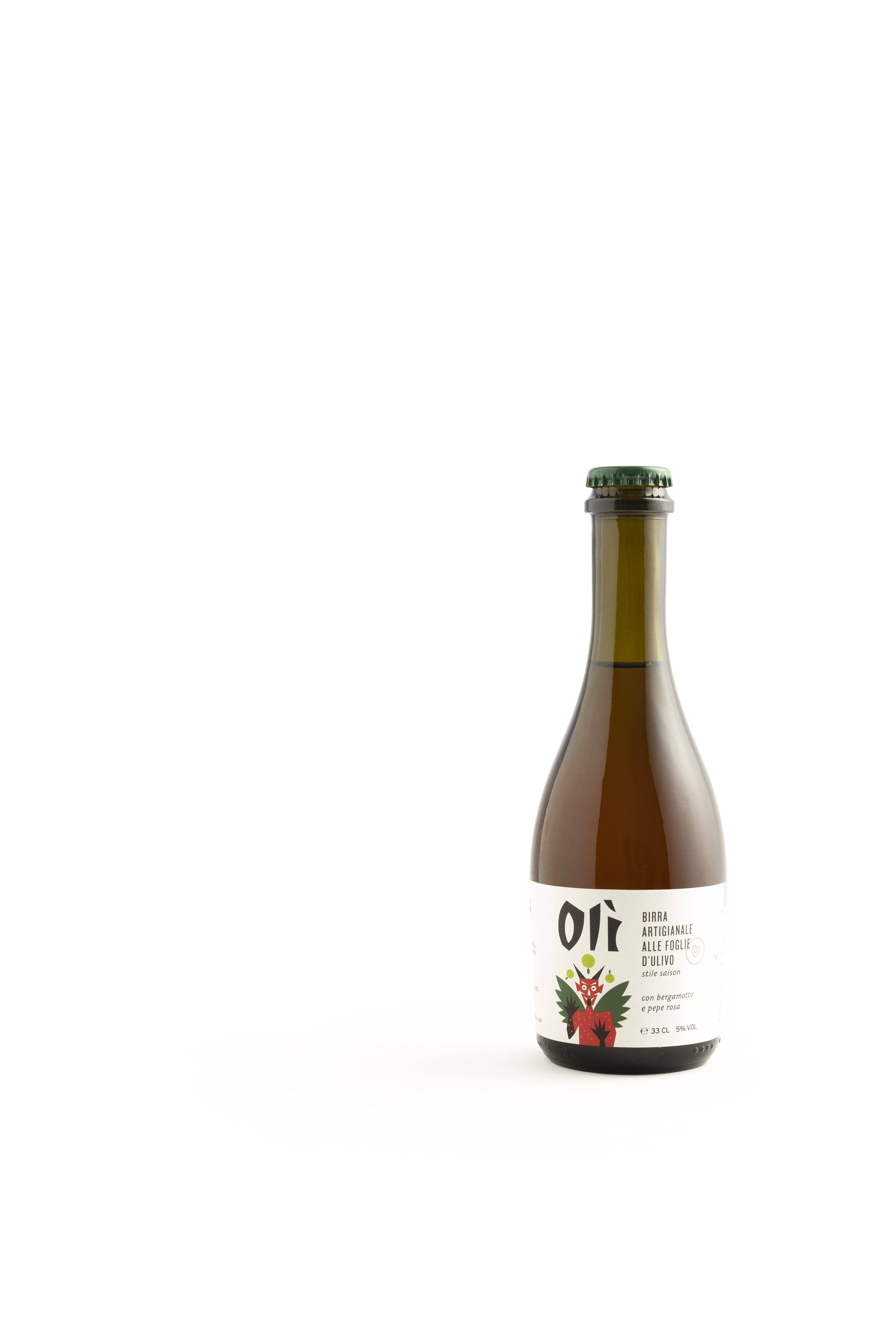 Di Molfetta Frantoiani - Wholesale Beer - Craft beer with olive leaves, bergamot, and pink pepper artisanal Saison Oli'0
