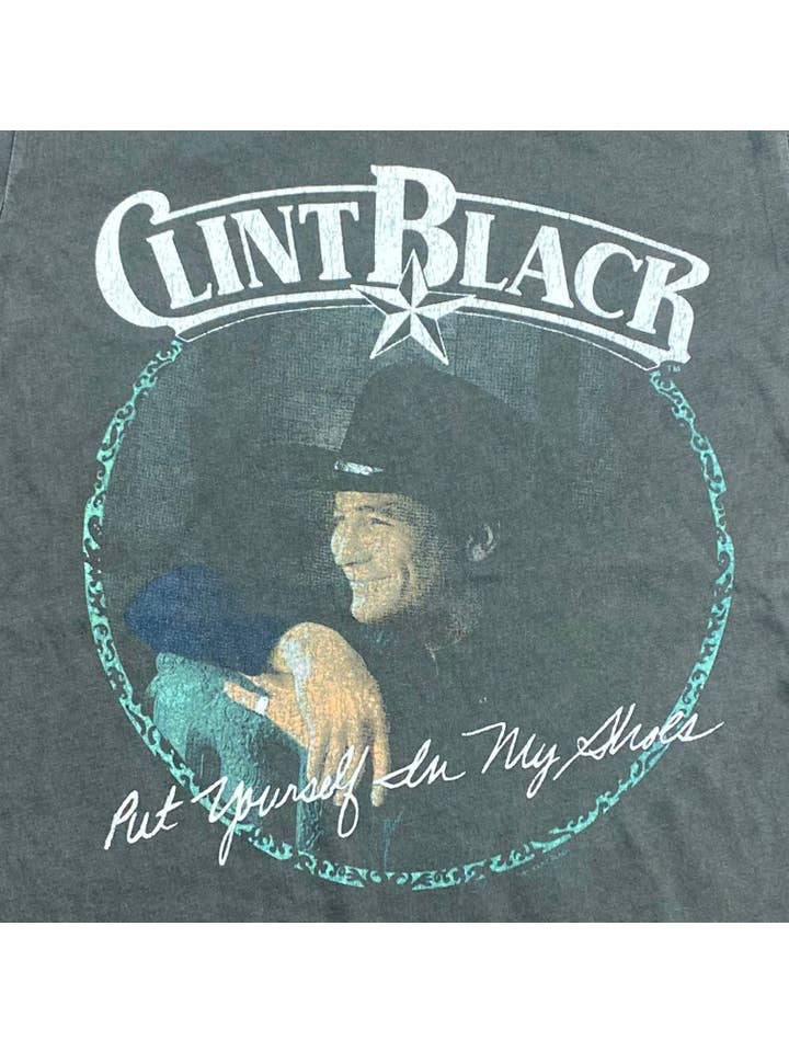 Midnight Rider – wholesale T-shirts med screentryck – Unisex – Clint Black: Sätt dig själv i mina skor Unisex T-shirt1