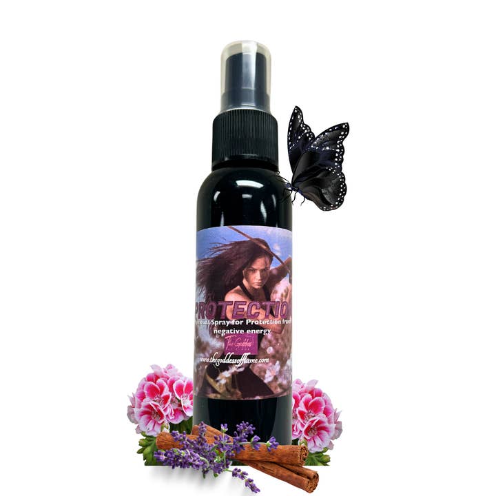 Spray de Protection - Énergie Négative, Attaques Psychiques & Malédiction pour la vente par The Goddess of Flame