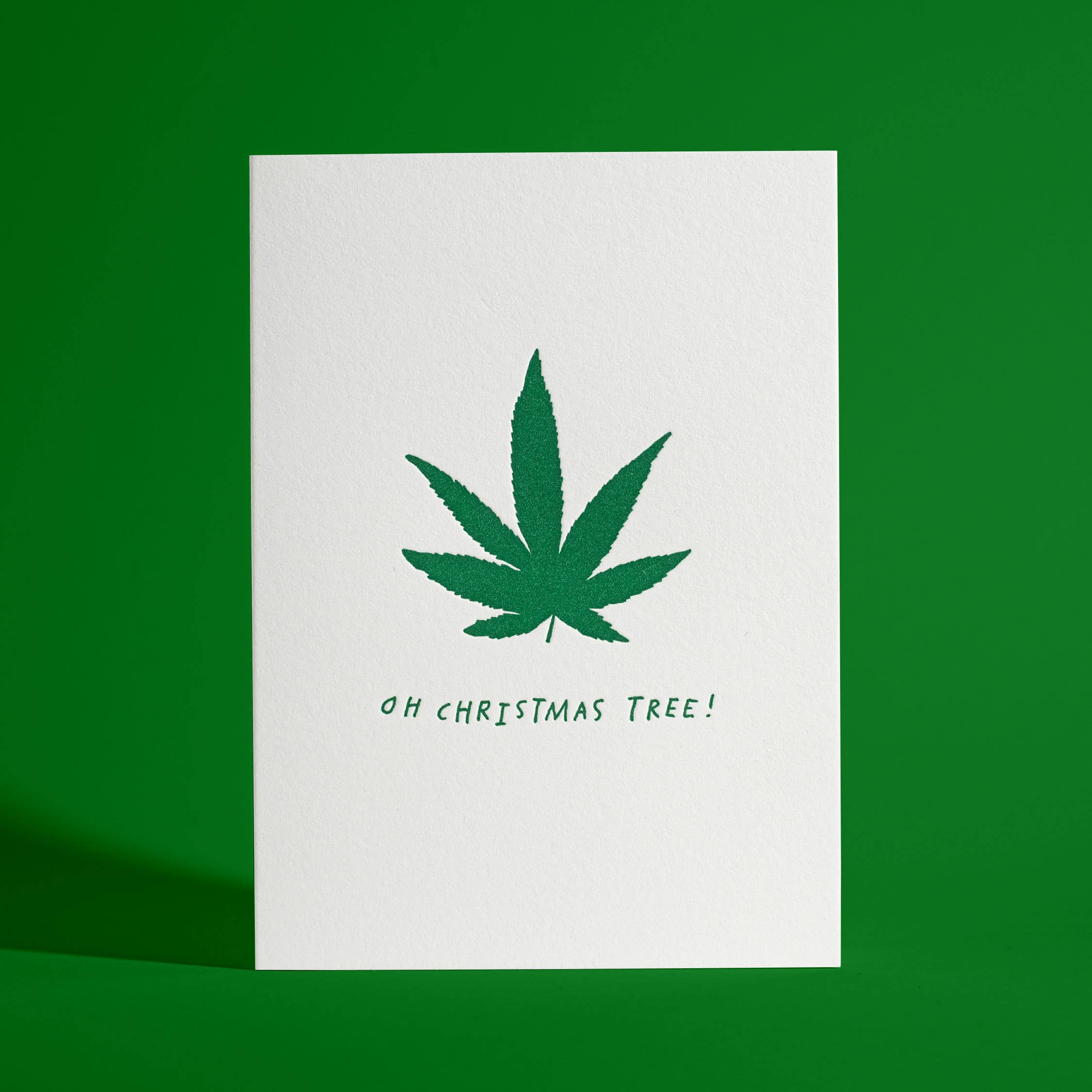 Half Pint Studio – postal de Natal por atacado – Oh Árvore de Natal! Cartão de Boas Festas em Letterpress