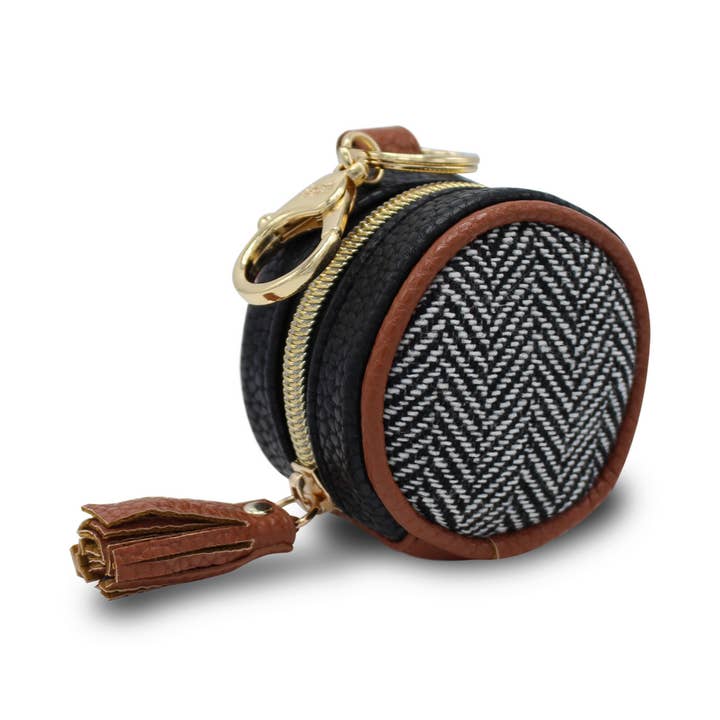 Coffee & Cream Diaper Bag Charm Pod Keychain for wholesale by Itzy Ritzy