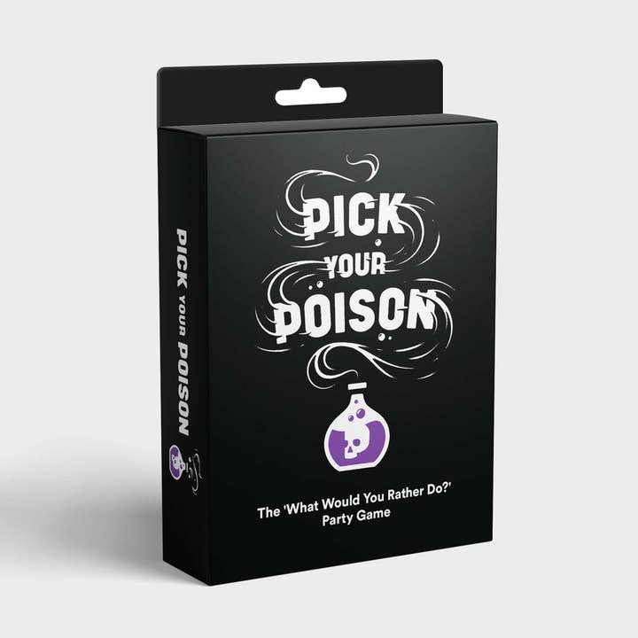 Dyce Games - Wholesale Card Game - PICK YOUR POISON | ON-THE-GO EDITION: Tuck Box Family Game