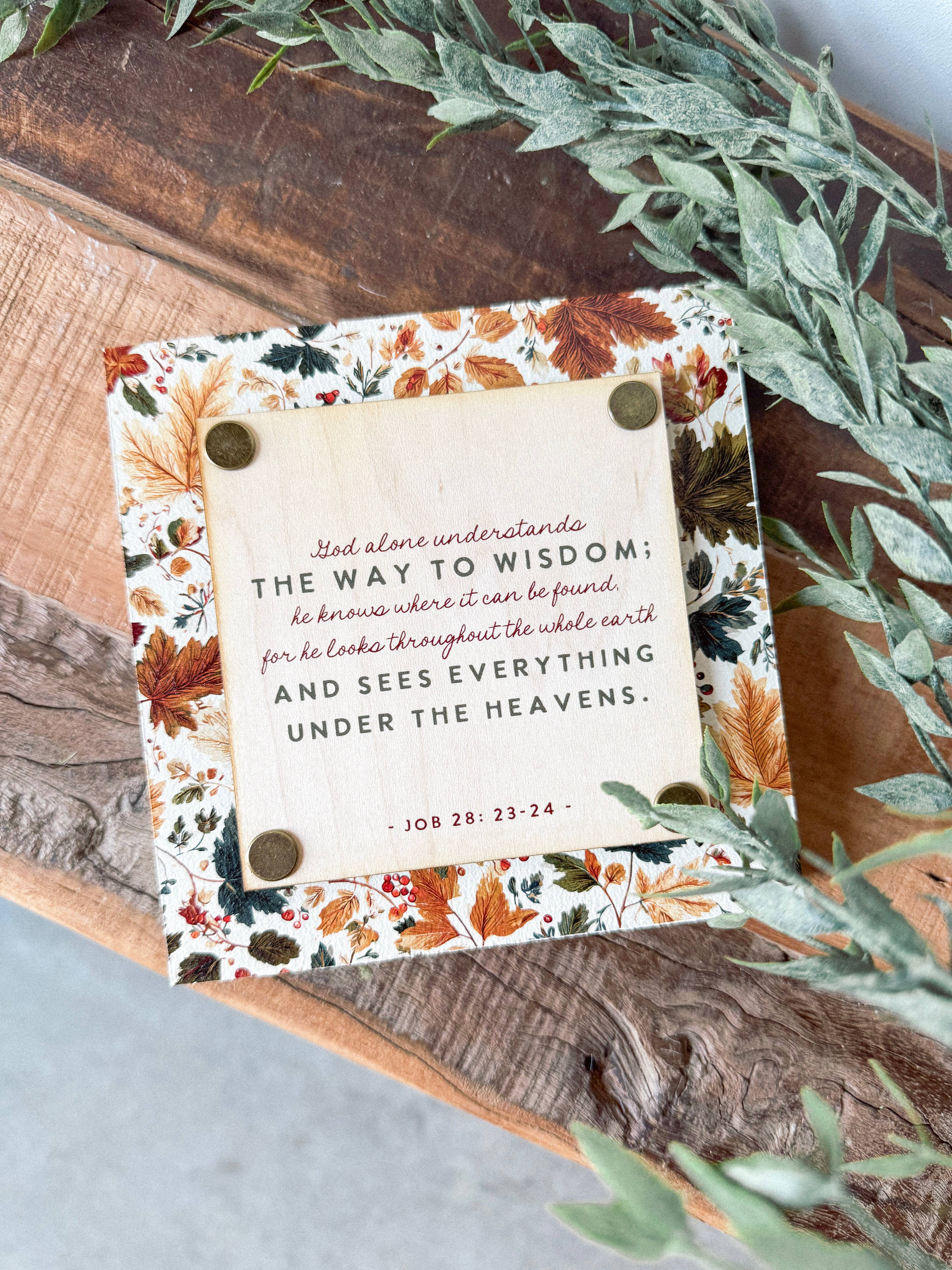 WillowBee Signs & Designs - Wholesale Sign - Bible Verse Mini Block Sign5