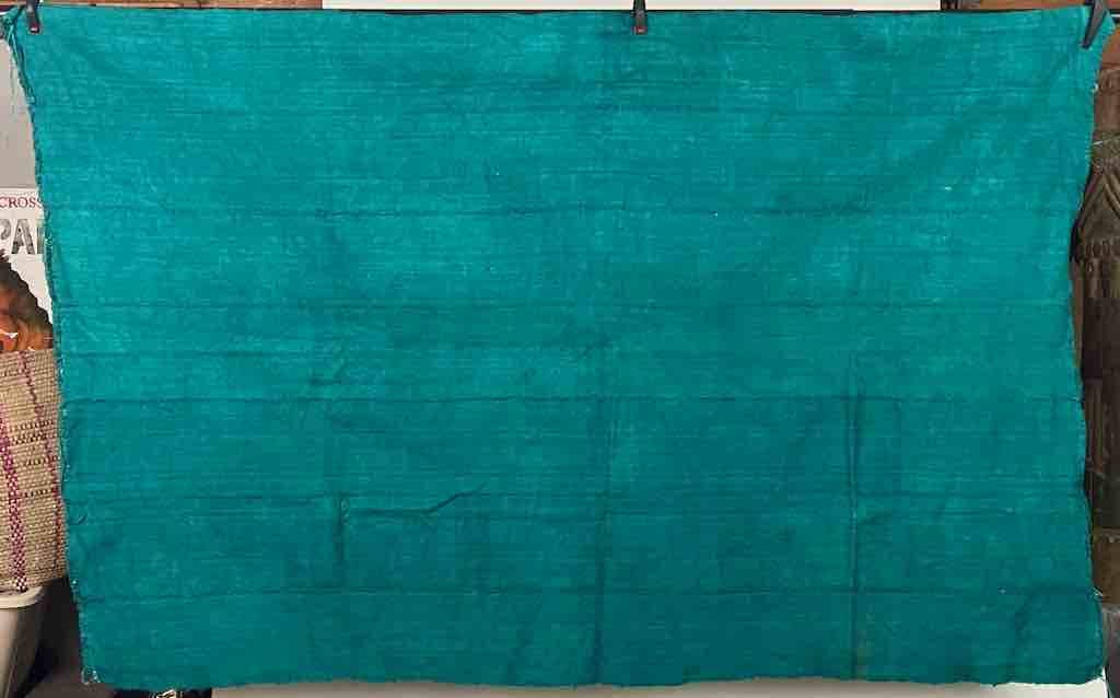 The Niger Bend - Wholesale Tapestry/Textile - Teal homespun cotton Mossi mudcloth textile cloth0