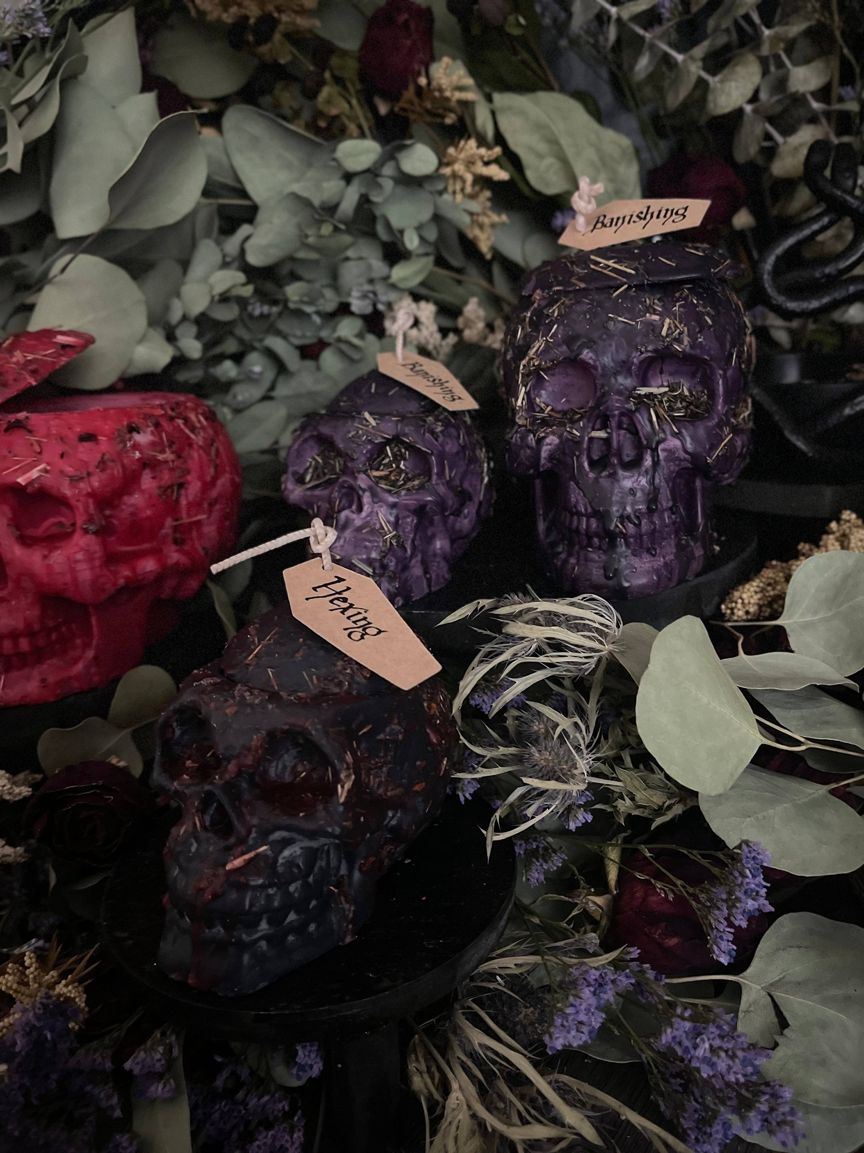 ComaVVitch - Wholesale Votive Candle - Dressed Thought Control Candles | Skull Candles | Witchcraft2