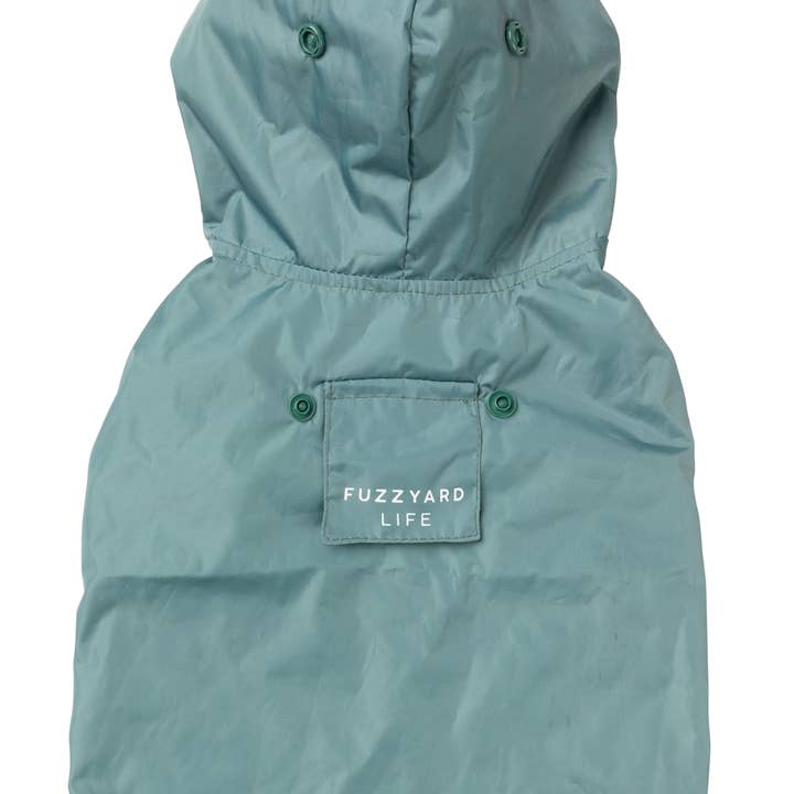 In Vogue Pets – wholesale Pet raincoat – Dog – FuzzYard Life Raincoat - Myrtle Green0