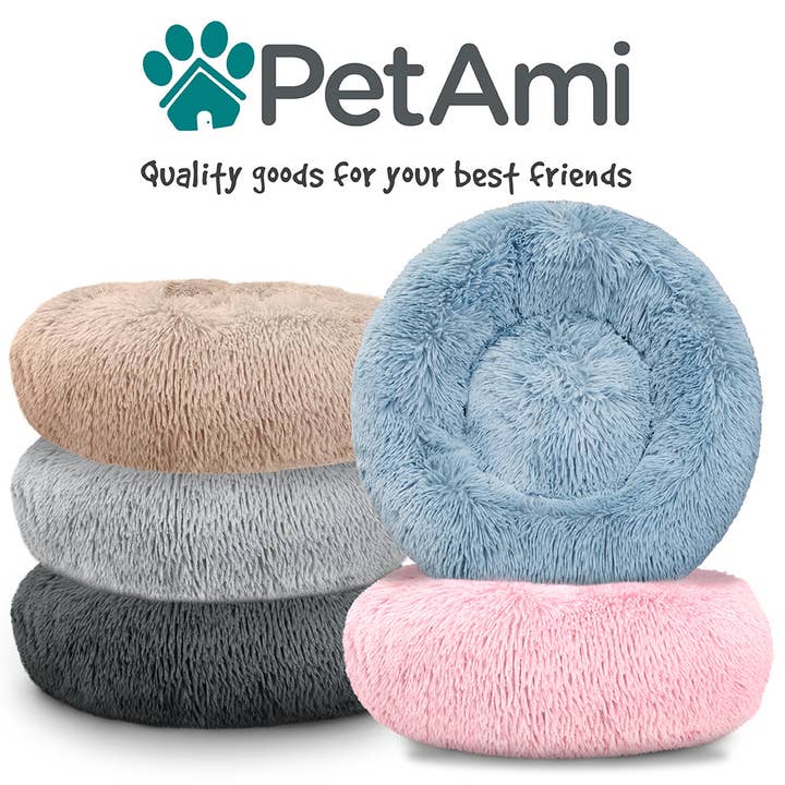 PetAmi - Wholesale Pet bed – Cat/dog - Fluffy Calming Donut Pet Bed39