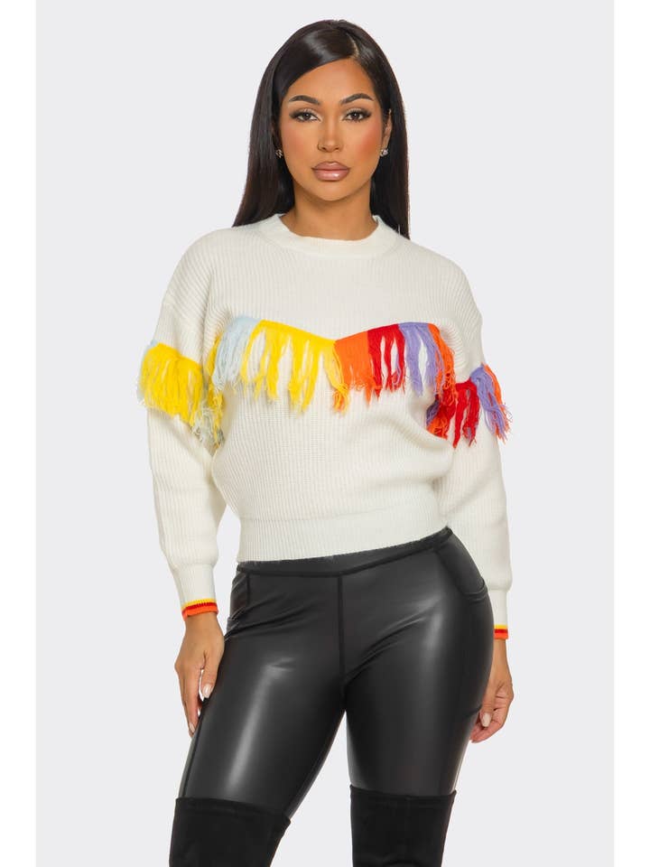 Frans Stickad Tröja för wholesale av ITSSY