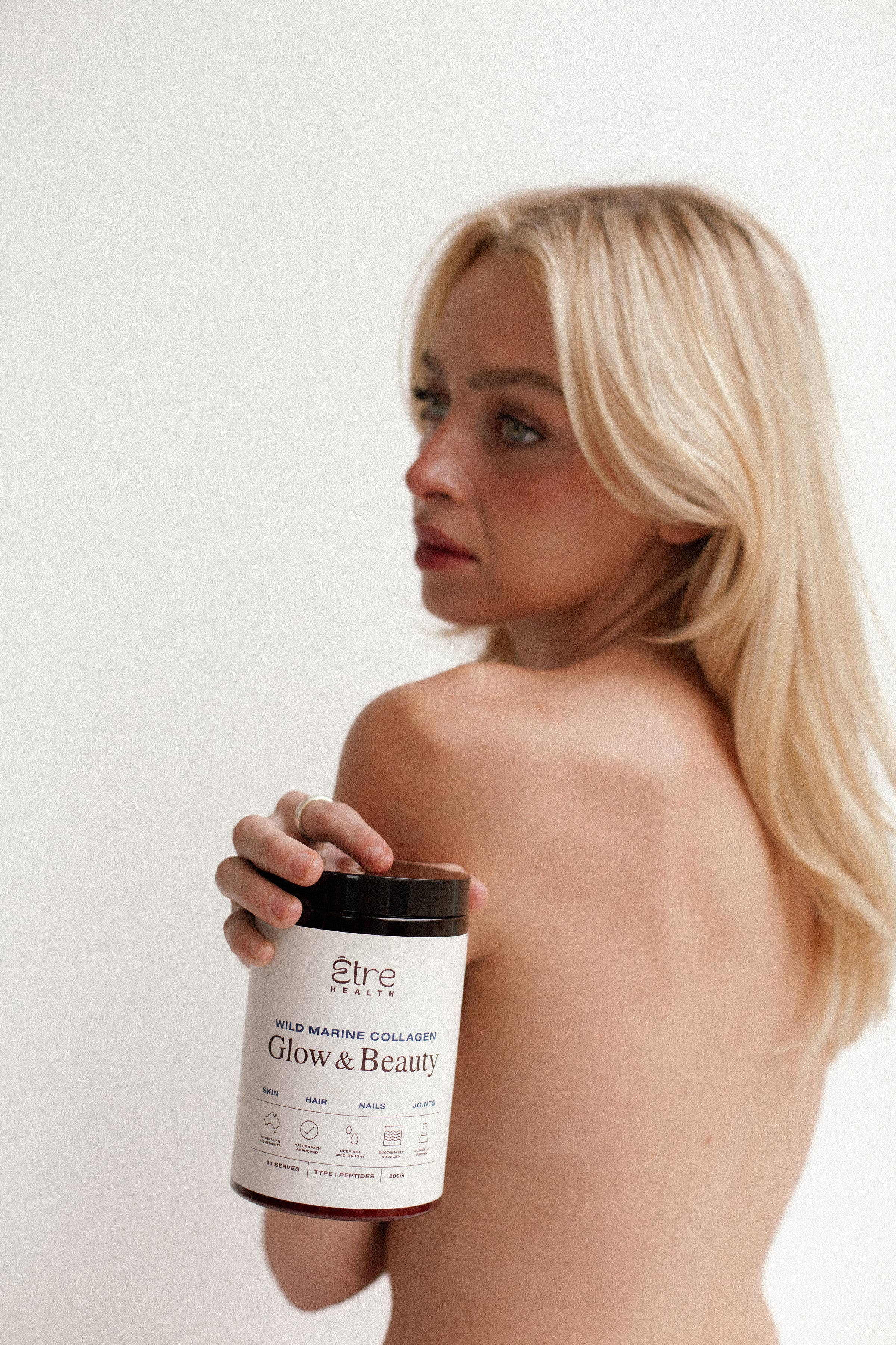 Etre Health Pty Ltd - Wholesale Oral supplement/vitamin - Glow & Beauty Marine Collagen - 200g3