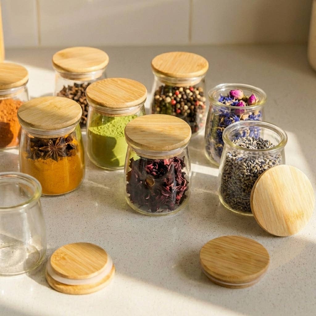 Bamboo Switch - Wholesale Food Storage Container - Oui Yogurt Jar Bamboo Lid | Faire Market Bestseller1