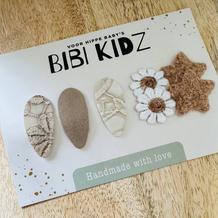 Halkfria hårklämmor 12 för wholesale av Bibi Kidz