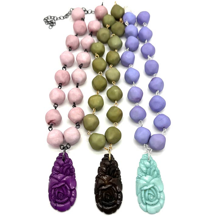 Quiet Garden Aleta Necklace for wholesale by Leetie Lovendale