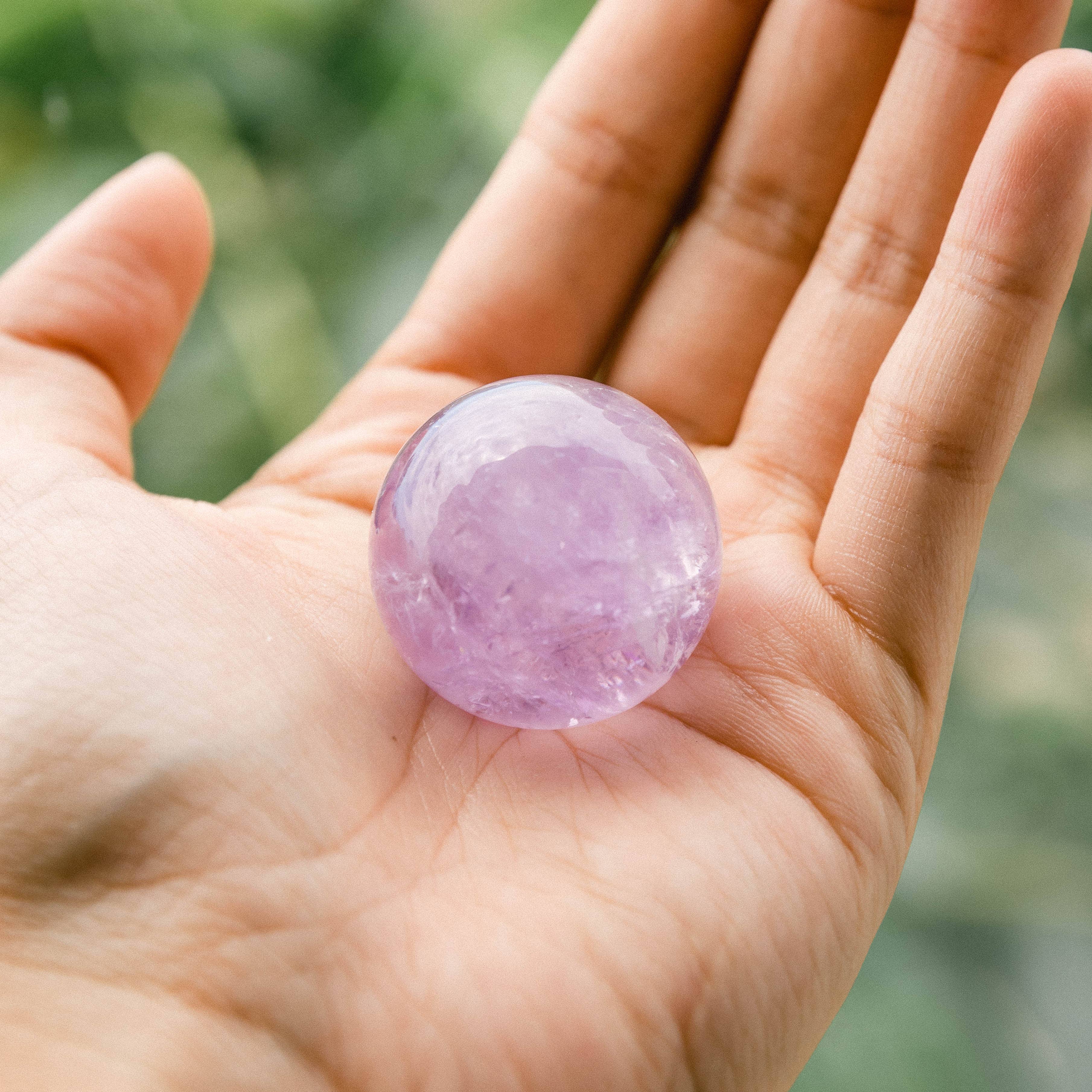 Tiny Rituals - Wholesale Spiritual Stone/Crystal - Amethyst Sphere with Tripod1