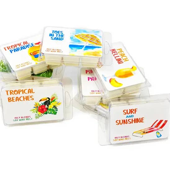 Oily Blends - Wholesale Wax Melt - Peach Bellini Summer 3oz Soy Wax Melts1