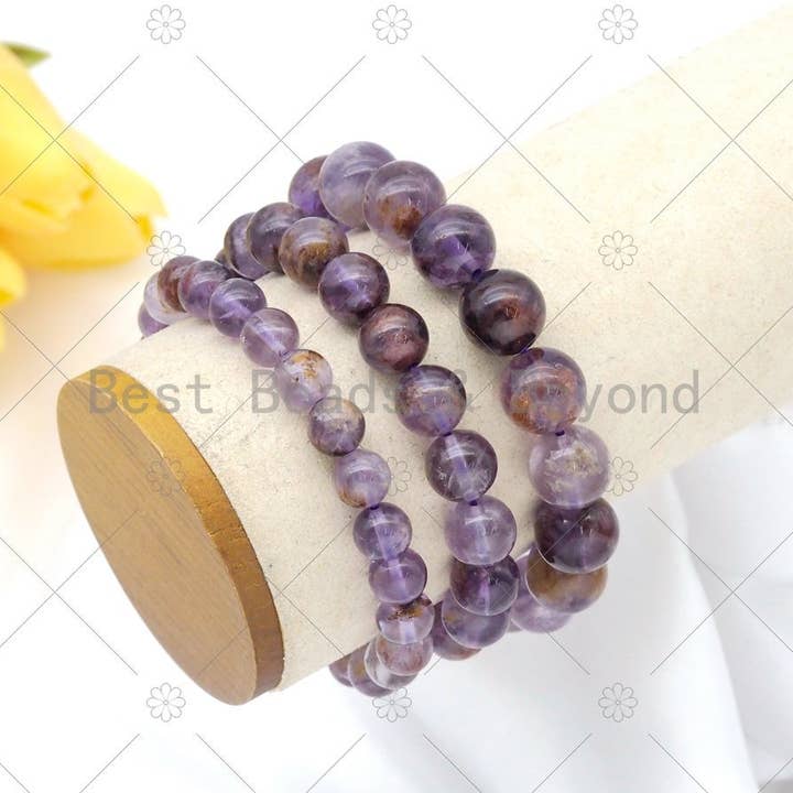 BestBeads&Beyond – wholesale Beaded bracelet – Natural Super 7 Stretchy Bracelet1