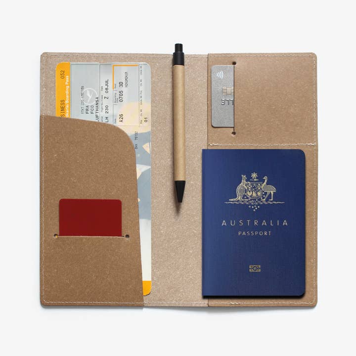Corban & Blair - Wholesale Passport case – Unisex - Eco Leather Travel Wallet16
