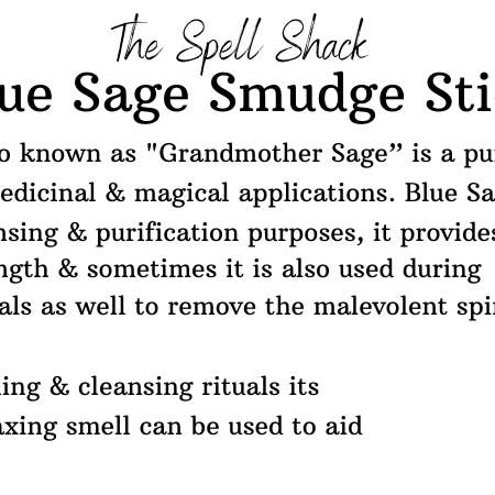 Witchuals - Rituals & Spellwork Apothecary - Wholesale Sage Bundle - Blue Sage Smudge Stick4