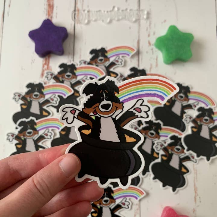 Jaxey Designs - Wholesale Sticker - Kona Pot of Gold Sticker | Aussie Sticker | Waterproof2