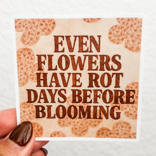 Watercolor Matte 3-Inch Waterproof UV-Resistant Sticker for wholesale by Colorful Emotions, LLC