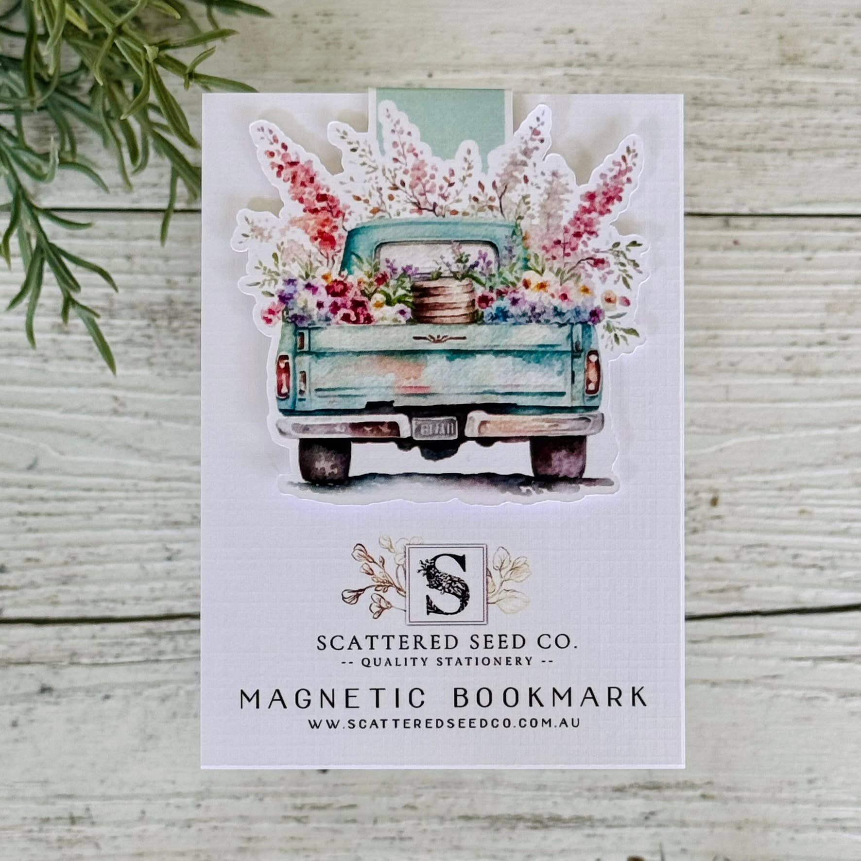Scattered Seed Co - Wholesale Bookmark - Spring Floral Magnetic Bookmarks set of 41