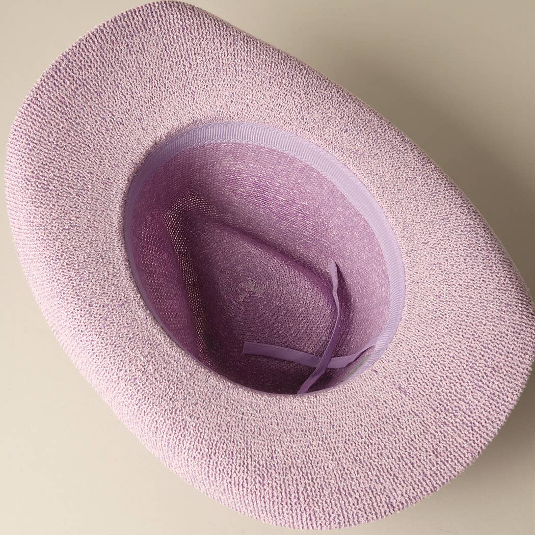 Fashion City – wholesale Cowboy Hat – Women’s – Solid Color Terry Cloth Cowboy Panama Adjustable Sun Hat
16