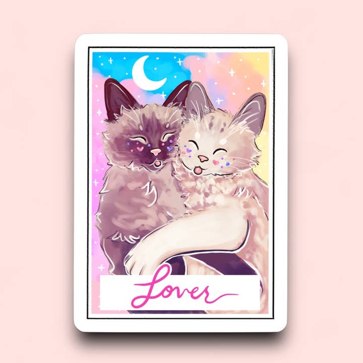 TS Lover Cat Sticker for wholesale by Ace the Pitmatian Co