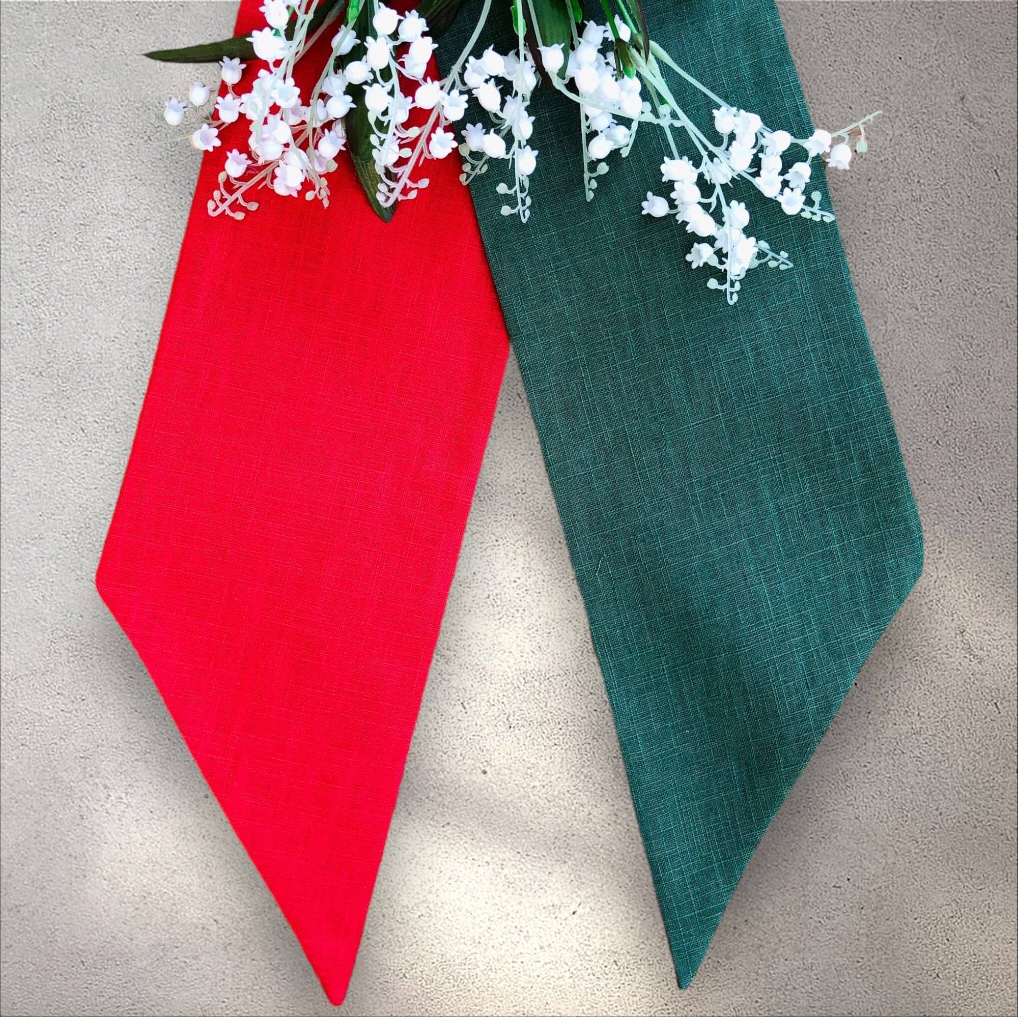 Belle Linen - Wholesale Wreath - 100% Premium Quality Linen Blank Wreath Sash6