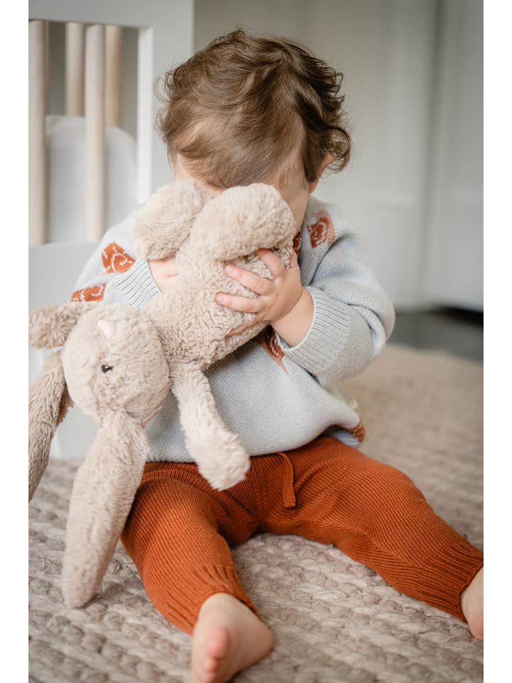 Dear Hayden - Wholesale Knit Sweater - Kids - Organic Snail Knit Sweater in Pearl Blue2