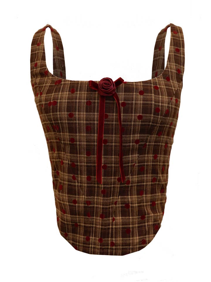 Polka Bake corset for wholesale by Zemeta