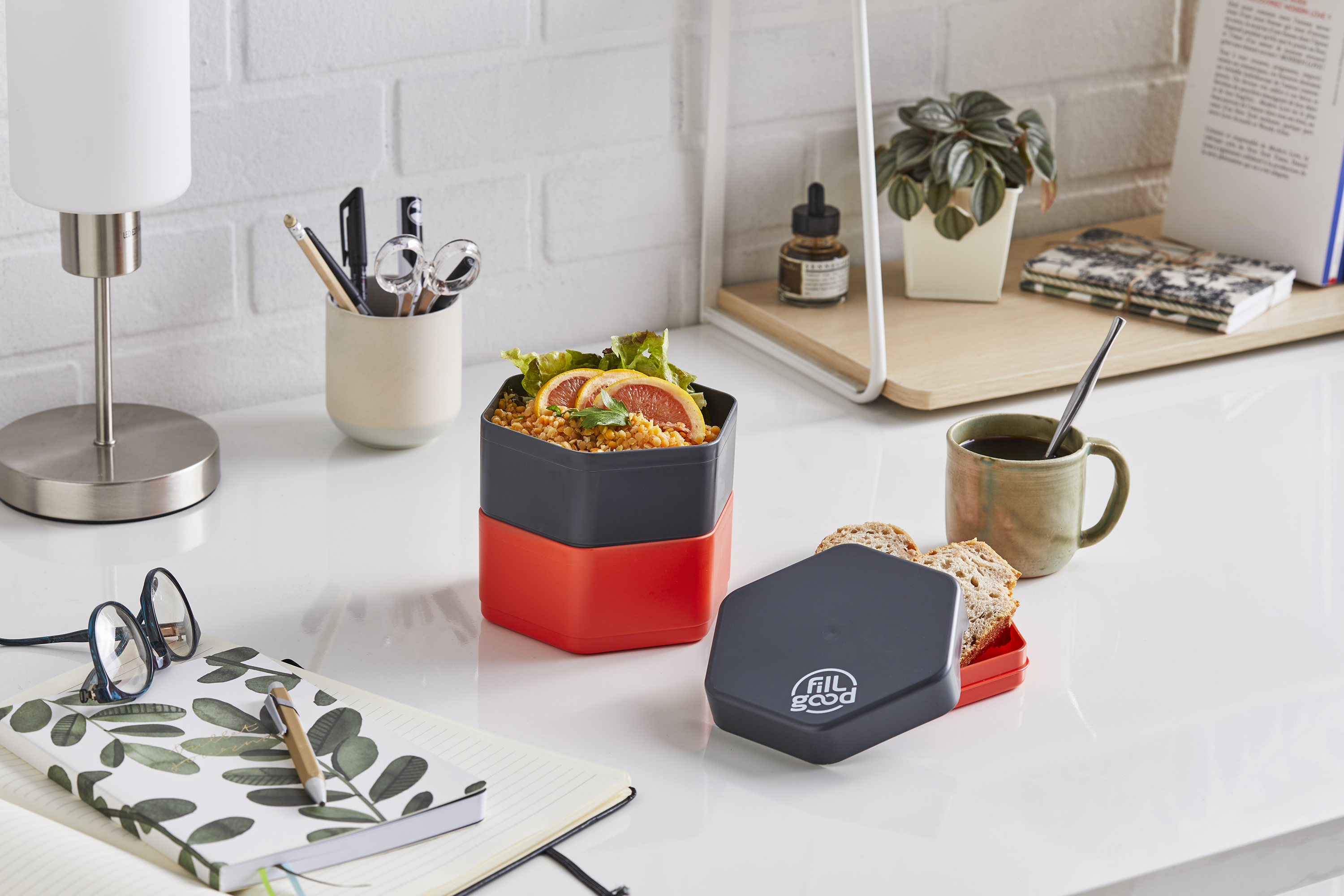 Squiz & Fillgood - Vente Sac/boîte repas - Grande Boite à déjeuner 'Bento' - Fillgood - Made in France0