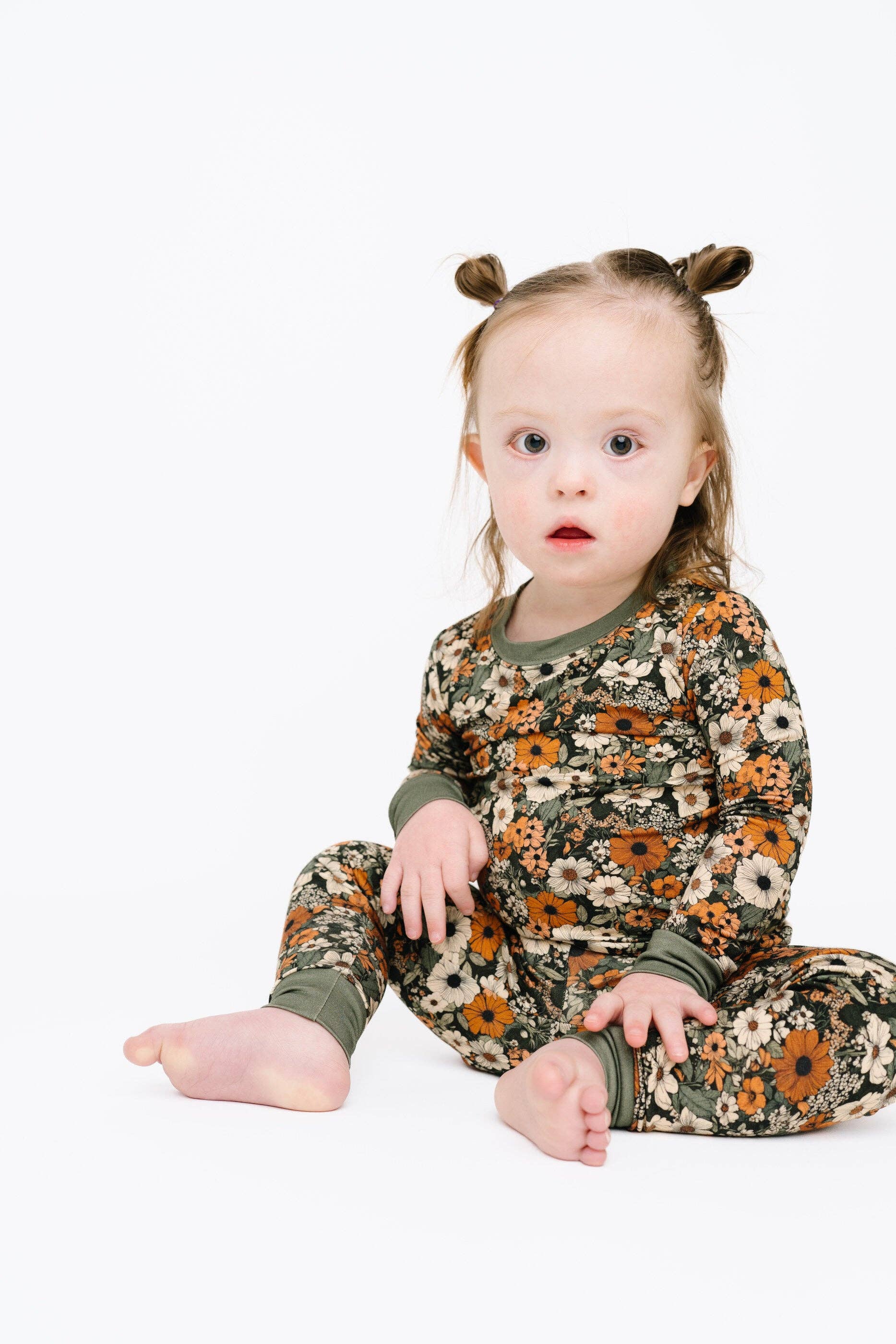 Little One Shop - Wholesale Sleepwear Set - Kids - Rustic Blooms Bamboo Set0