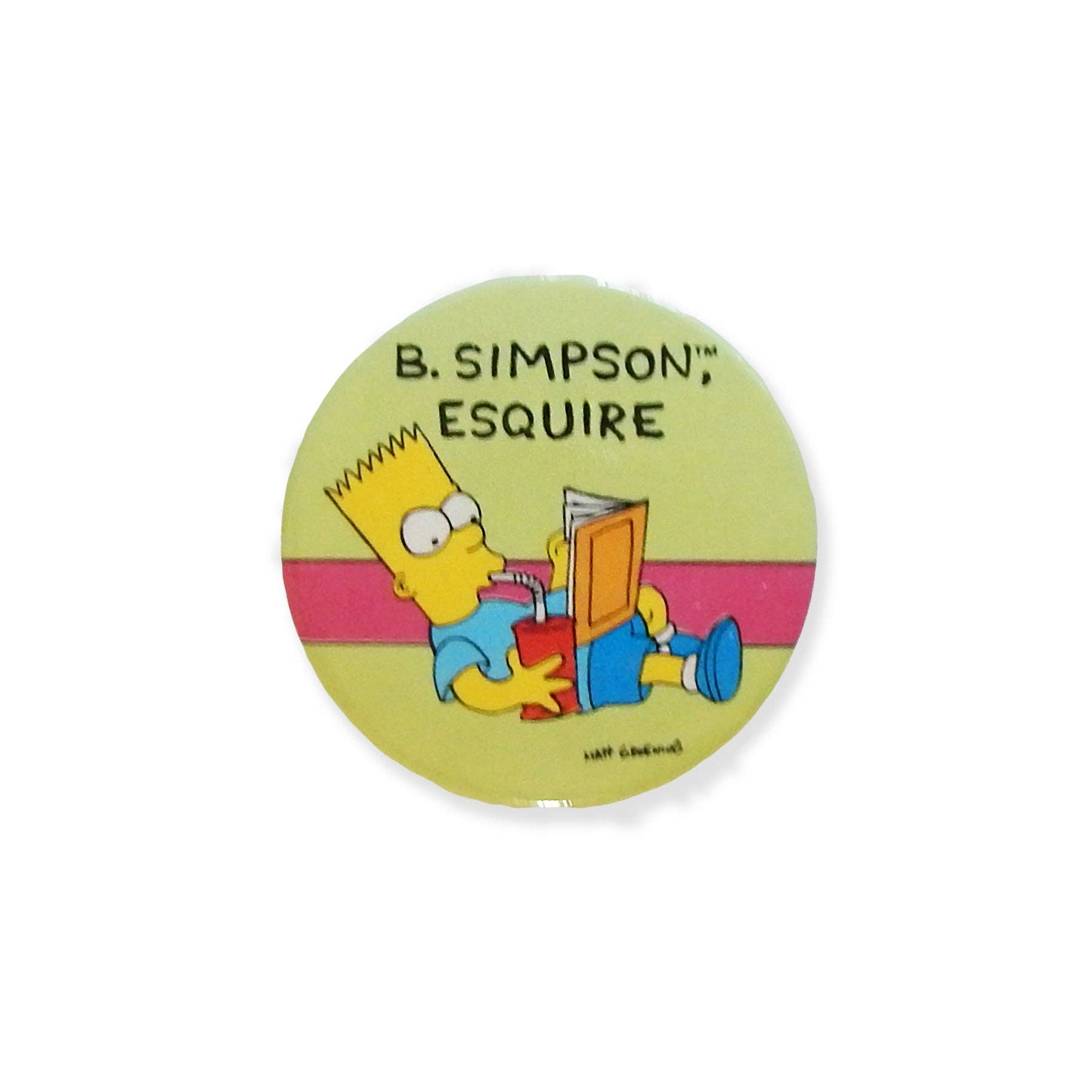 Hungry Ghost Press - Wholesale Lapel Pin/Button - The Simpsons Vintage Deadstock Buttons1
