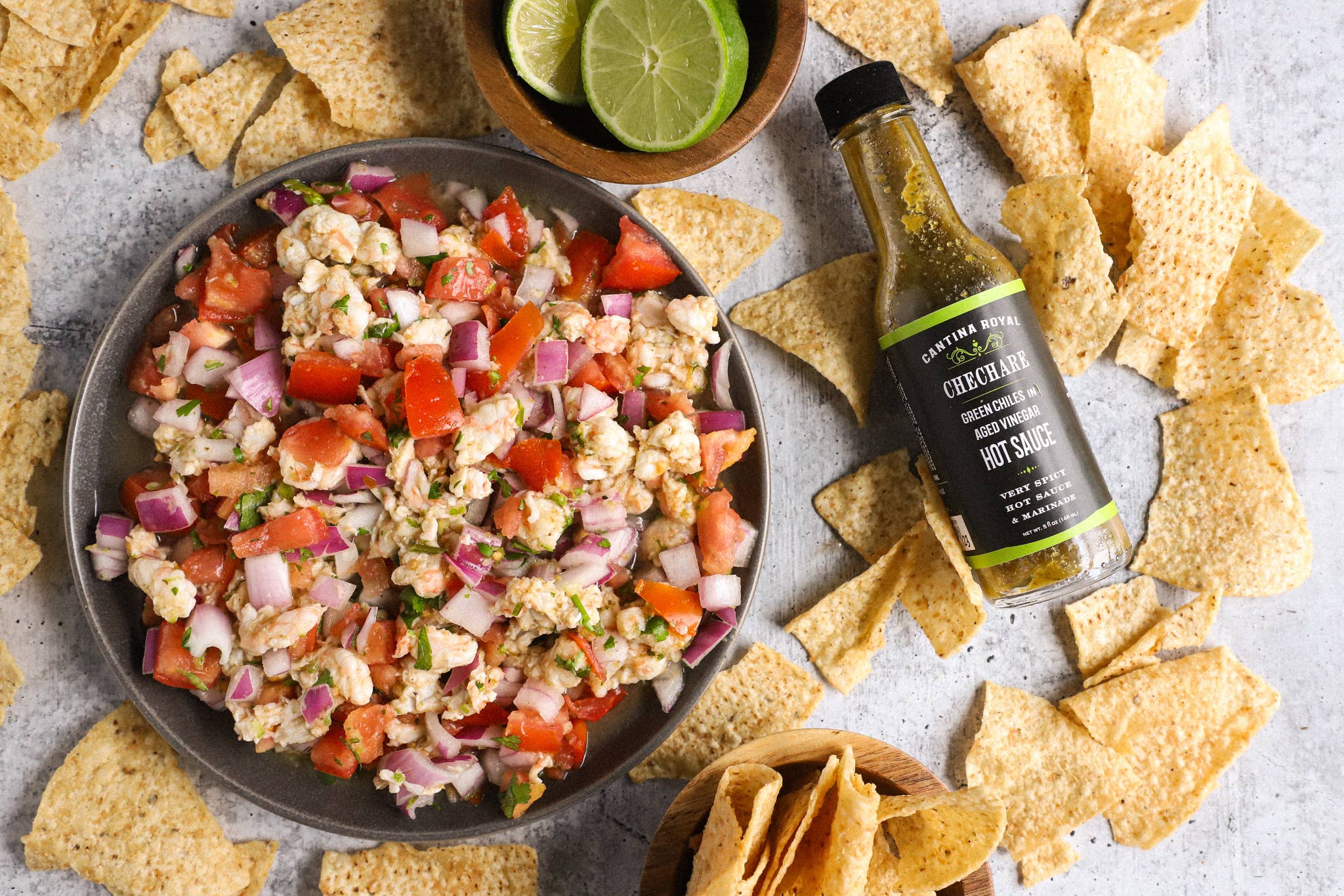 Cantina Royal Hot Sauce - Wholesale Hot Sauce - Chechare - Green Chiles in Aged House Vinegar Hot Sauce3