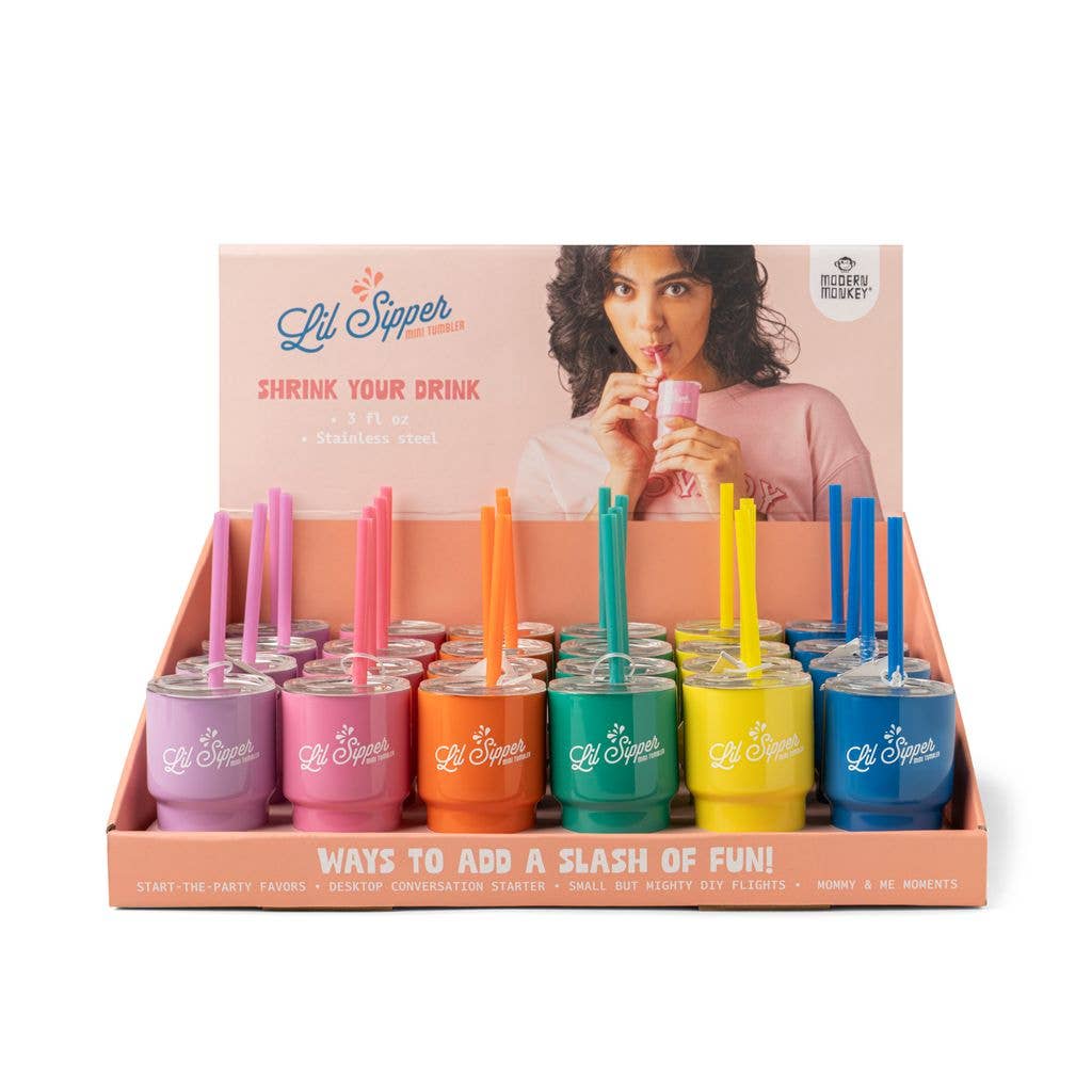 DM Merchandising – wholesale Isolerade dryckesvaror – Modern Monkey Lil' Sipper Mini-mugg på 90 ml1