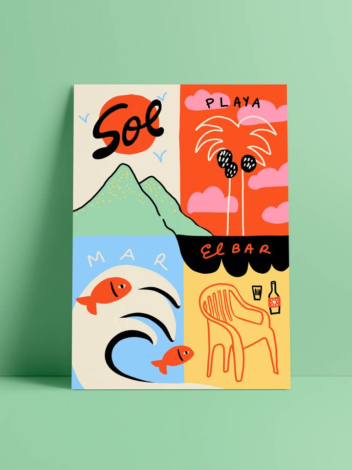 Skriv ut SOMMARBLOCK för wholesale av STUDIO ARDE