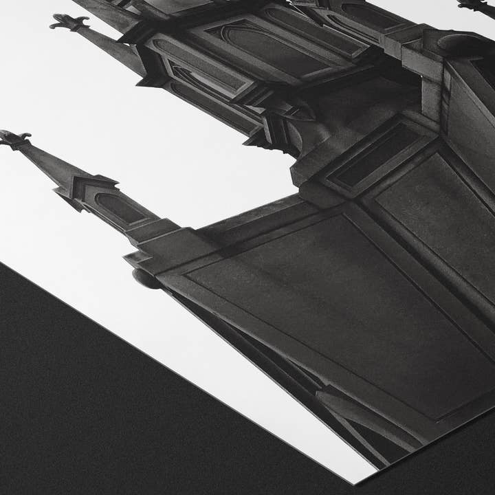 Alyssa Thorne - Wholesale Art Print - City Of The Dead | Art Print | Gothic Architecture 1
