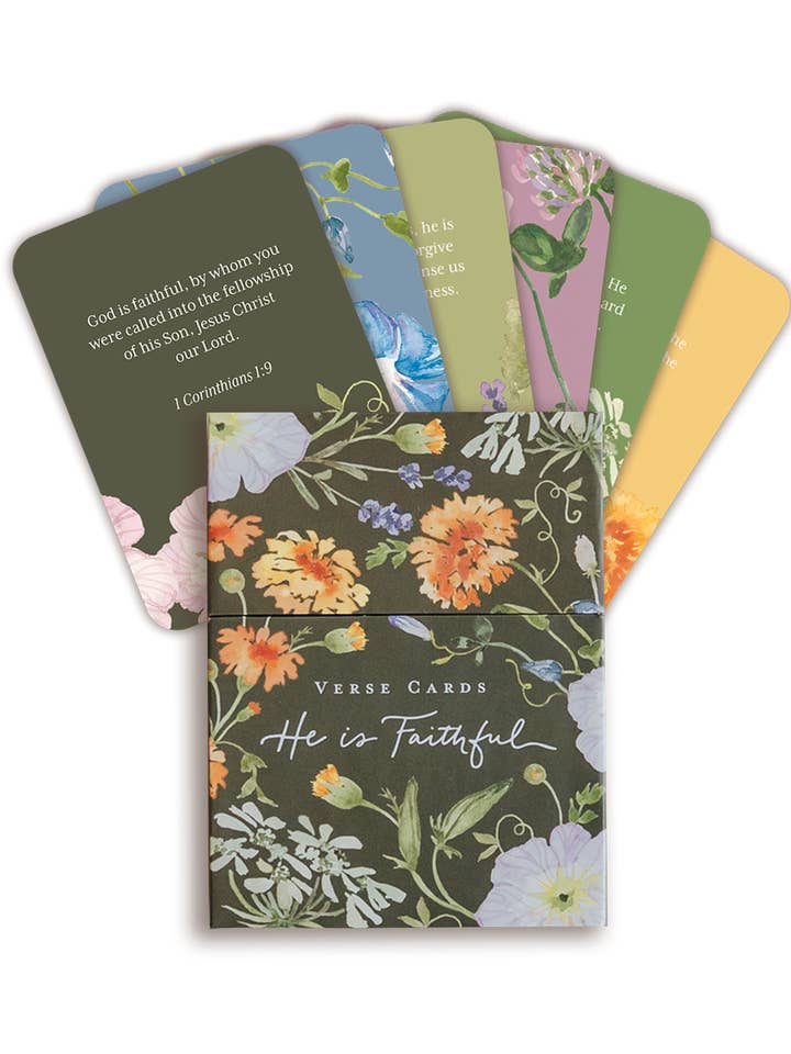 Verse Cards: He Is Faithful for wholesale by GraceLaced by Ruth Chou Simons