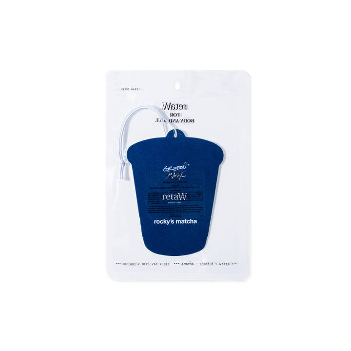 rocky's matcha - Wholesale Car Freshener - Unisex - Rocky's Matcha & retaW "Green Magic" Car Tag