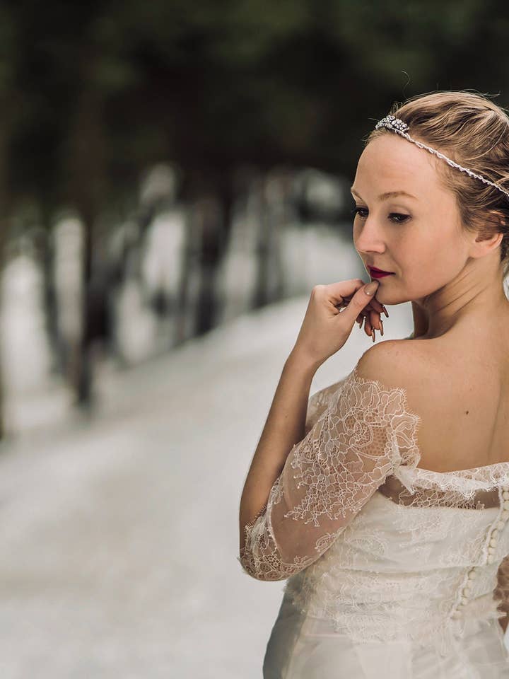 Princess Bridal Crown / Small Wedding Tiara / Rhinestones An for wholesale by Rose Red Bridal