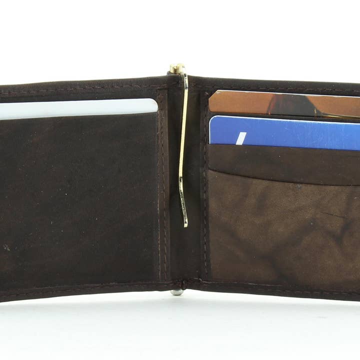 Leather Impressions Inc - Wholesale Wallet - Women's - Cowhide Money Clip Wallet Style: 175731