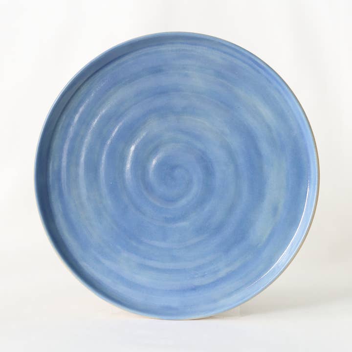 Pacific Blue Classic Lunch Plate for wholesale by Katie L Thompson Designs