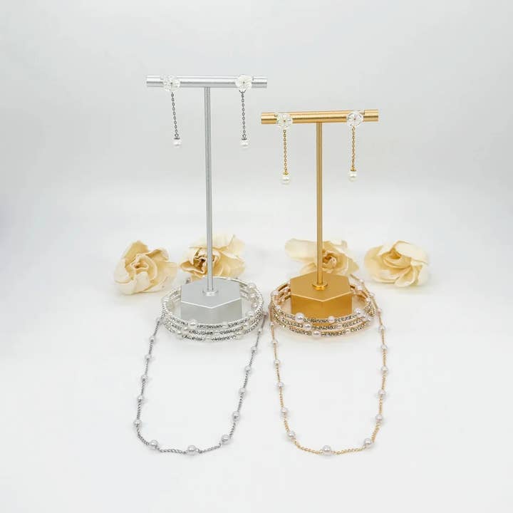 Aqua Essence Co - Wholesale Jewelry Set - Victoria Bridal Set | Handcrafted Pearl Wedding Jewelry3