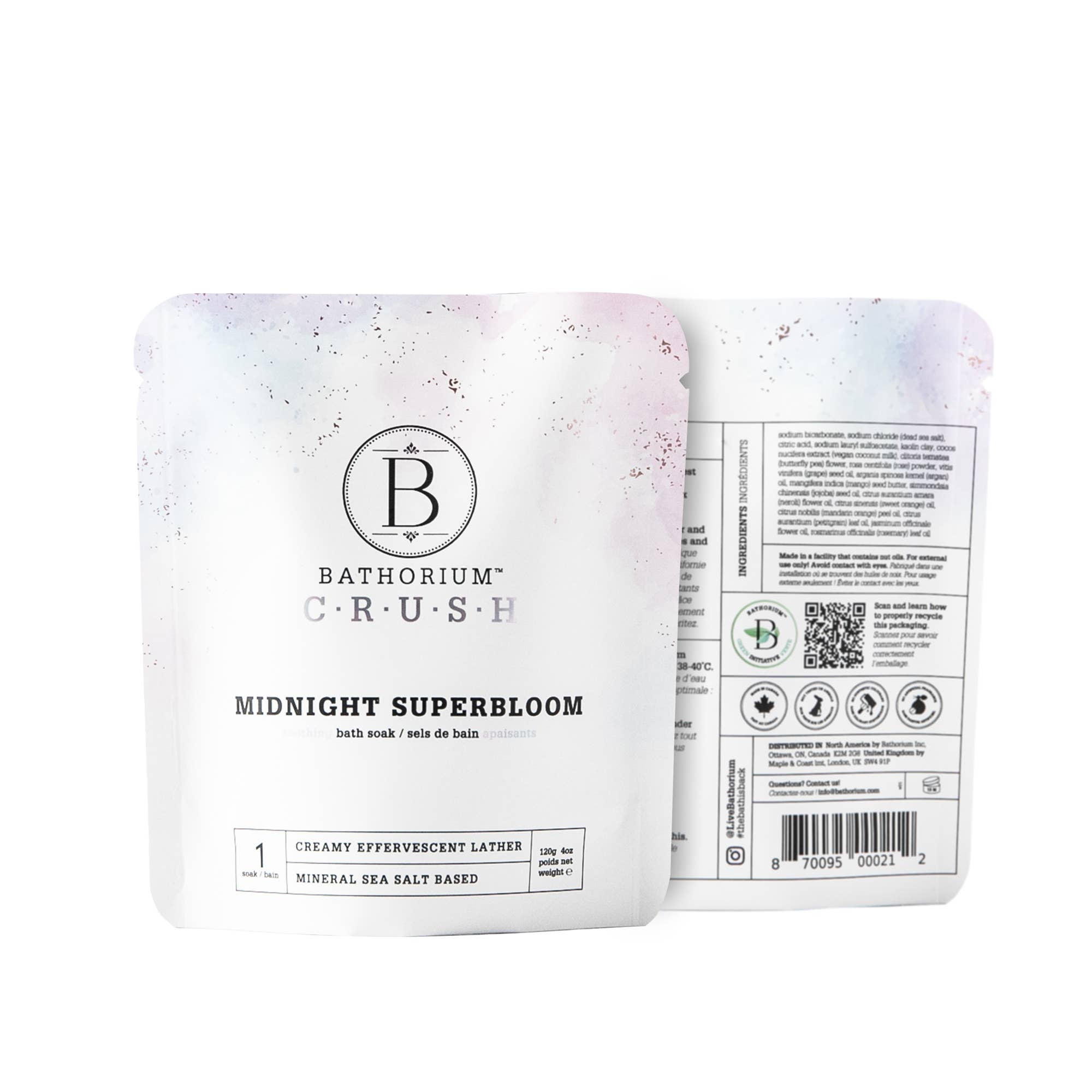 Bathorium - Vente Lait de bain - Bain de bain Midnight Superbloom Crush 120 g1